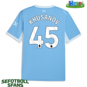 Manchester City Abdukodir Khusanov #45 Hemmatröja 2026-27 Kortärmad